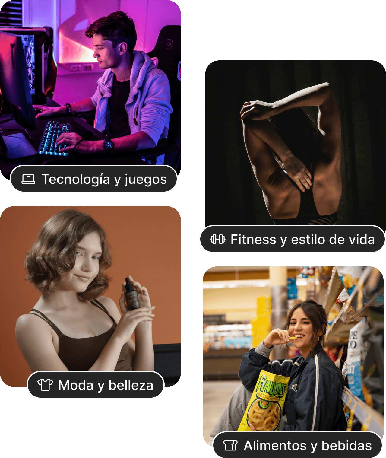 UGC creators on the Noovid platform
